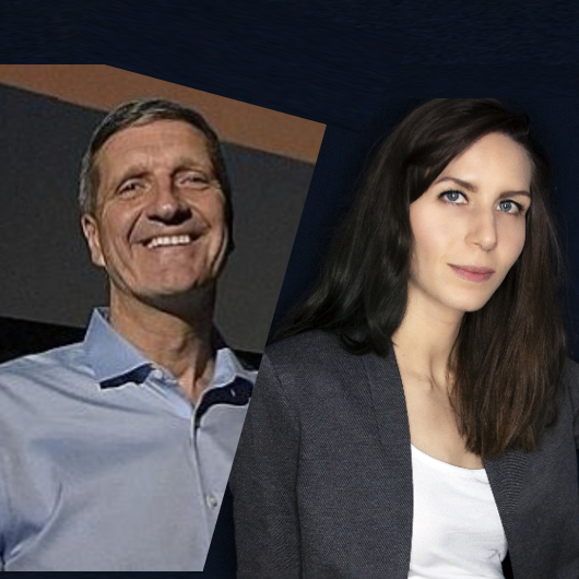 A picture of Christian (left) and Giorgia (right)